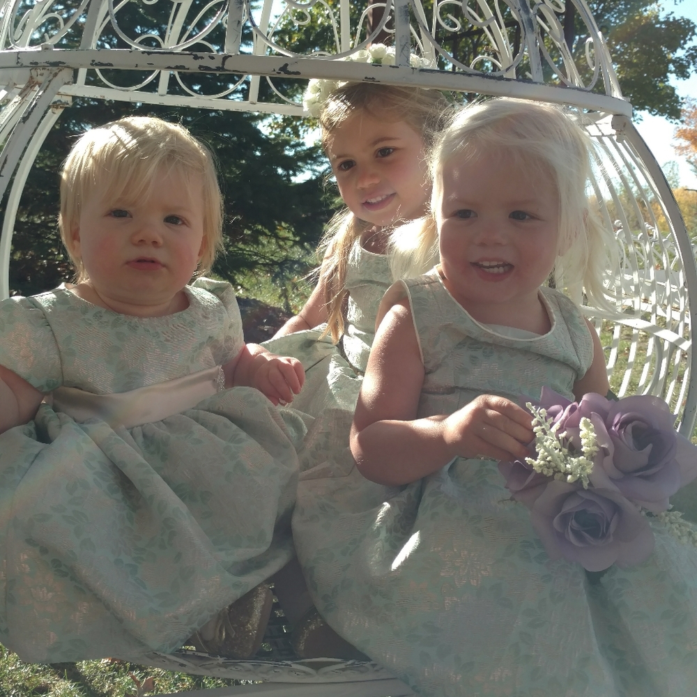 Green Cinderella Couture Dress - Picture 4 of 4
